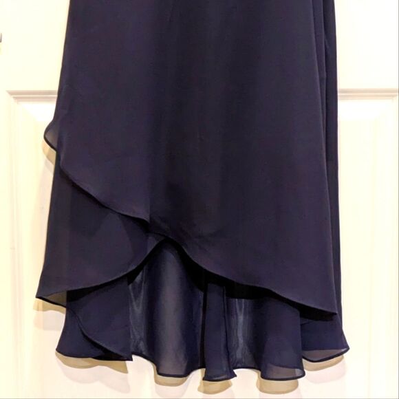 EUC LanTing Bride Navy Blue Wedding Guest Dress - SEE SIZE NOTES - Picture 6 of 10